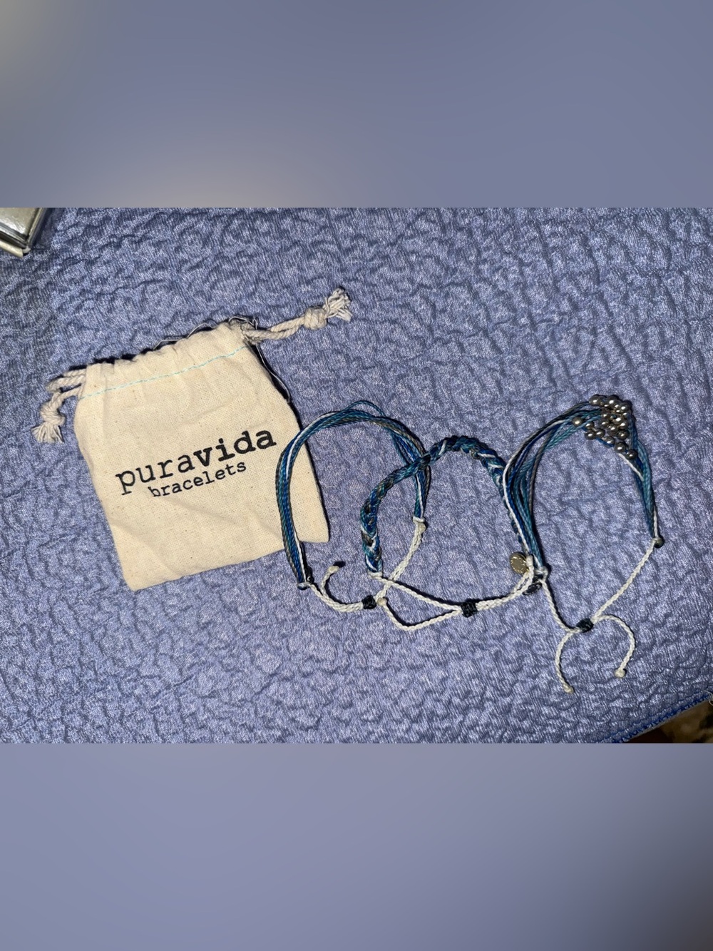 Pura Vida Blue Mix Bracelet Set